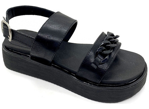 Sandalias Plataforma Mujer Gomon Cadena Hebilla Moda