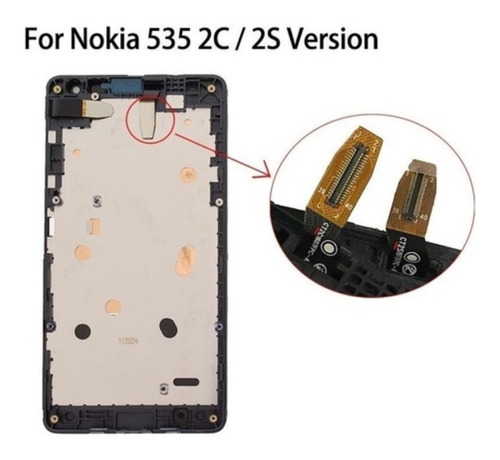 Pantalla Compatible Con Microsoft Nokia 1091 Version 2c 2s