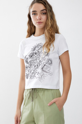 Remera Estampada Flores Rimmel