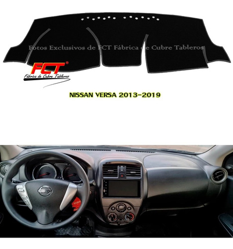 Cubre Tablero Nissan Versa 2012 2013 2016 2017 2018 2019 Fct