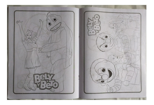 El Regio Show Bely & Beto Paq 6 Libros De Iluminar Colorear | Meses sin  intereses