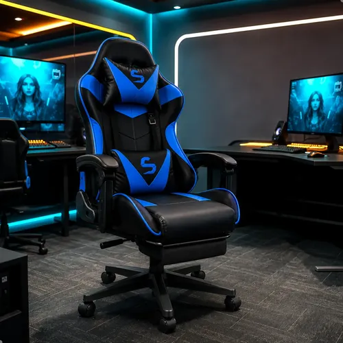 Cadeira Gamer Escritório Ergonômica Confortável Reclinável