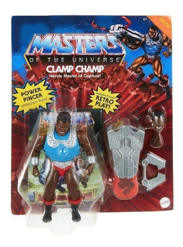 Figura Clamp Champ - He-man Masters Of The Universe Retro