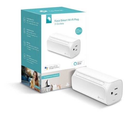 Smart Plug Tp-link Wifi 2.4ghz/ Enchufe 2 Tomas