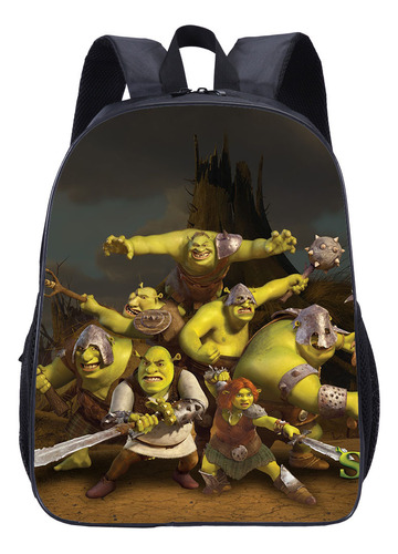 Dibujo De Mochila Escolar De Monster Shrek Primary School, 3