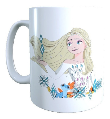 Taza Tazón Diseño Elsa - Frozen, Alta Calidad