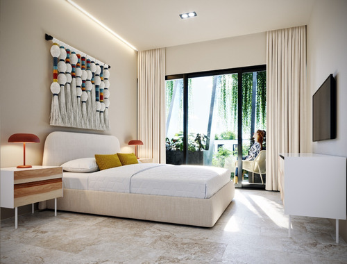 Imagen 2 de 14 de Hermoso Apartamento De Dos Dormitorios En Venta En Playa Del Carmen