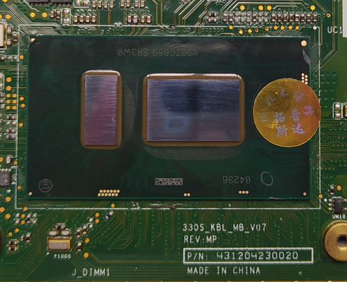 Placa Mainbord I3 8va Lenovo Ideapad 330s-14ikb Ram 4gb