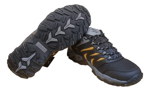 Zapatillas Alpine Skate Bisbee Unisex Negras Con Amarillo