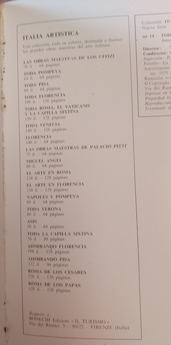 Antiguo Libro Manual Todas Las Obras De Miguel Ángel Italia (Usado)