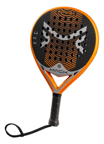 Pala De Pádel Mack Starke Potenza 2024 Carbono 3k 360-370gr Color Naranja