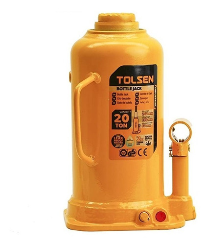 Imagen 1 de 4 de Gato Hidráulico De Botella 20 Toneladas Tolsen