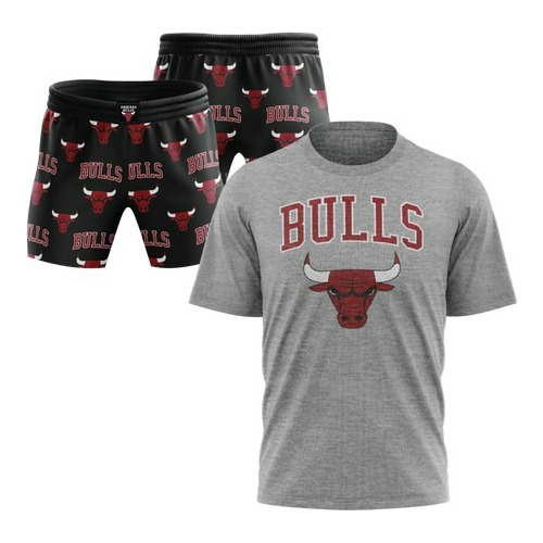 Nba Original Pijama Hombre Chicago Bulls Negro