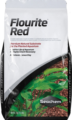 Imagen 1 de 2 de Seachem Flourite Red Sustrato Acuarios Plantados 7kg