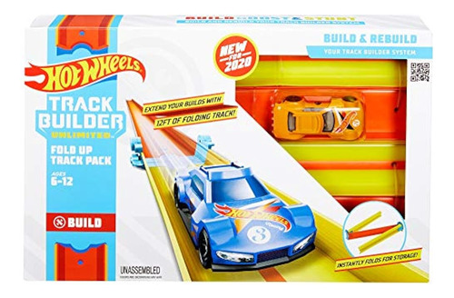 Hot Wheels Track Builder Paquete De Pistas Plegable Surtido