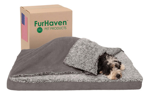 Furhaven - Cama Ortopédica Para Mascotas Para Perros Y Gat.