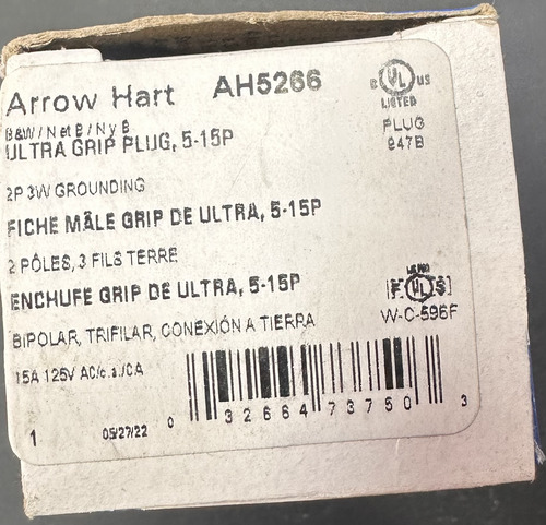 Caja Con 8 Clavijas Arrow Hart Ah5266