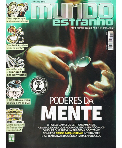 Revista Mundo Estranho Publicidade Poder Mente Harry Potter
