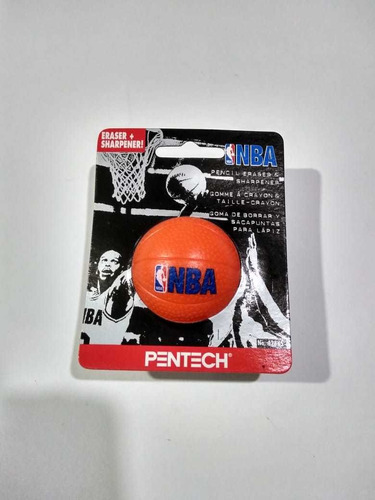 Sacapuntas + Goma De Borrar Pentech Nba Retro 1998 