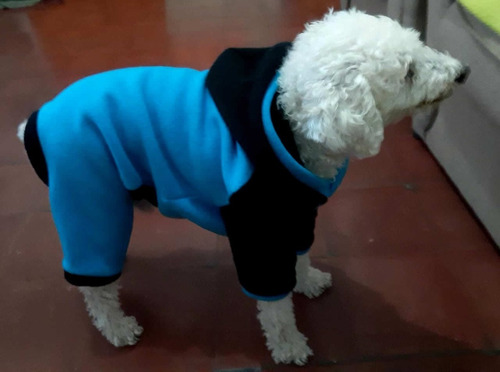 Imagen 5 de 5 de Abrigo Enterito Perro Mediano Caniche - Bichon O Similar