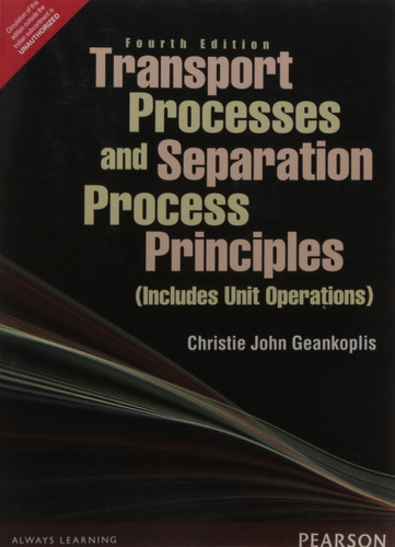 Libro Transport Processes And Separation Process Principles