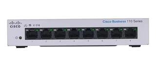 Switch Cisco Cbs110 8 Puertos Gigabit Small Business