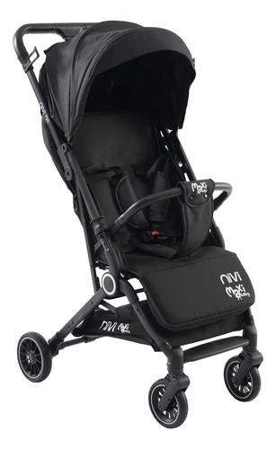 Carrinho de Bebê Passeio Vira Berço NIVI Maxi Baby - Preto