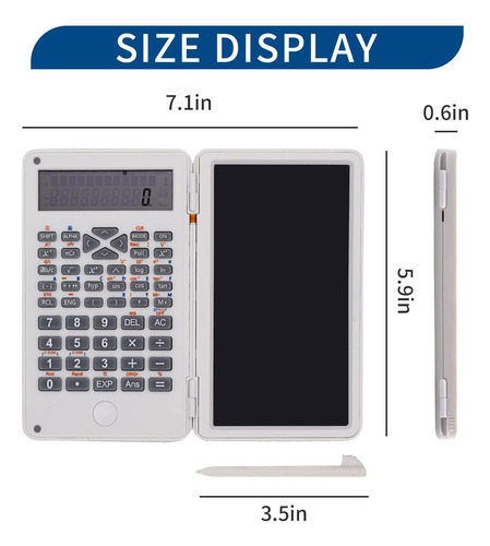 Calculadora Básica Con Pantalla Lcd Y Tableta De Escritura