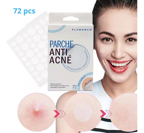 72 Parches Anti Espinilla Anti Acne  Pegatinas Waterproof