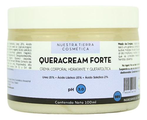  Crema Urea 15% + Lactico 15% + Salicílico 2% Psoriasis