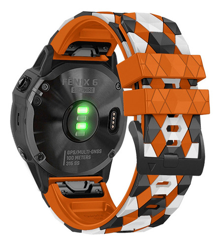 Correas De Silicona Para Garmin Fenix 6 6x Pro 5x 5 Epix Eas