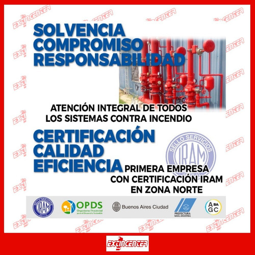 Imagen 9 de 10 de Soporte Para 5 Kg Abc Chapa Extincenter Promo