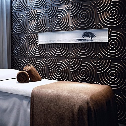 Paneles De Pared De Textura 3d Para Pintar, Vórtice Blanco,