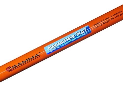 Caña Gamma Necochea 4.20 M 3 Tr. Pesca Costa Lance Mar Rio