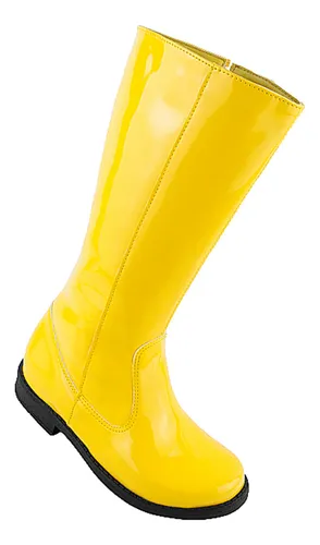 Bota Ni a Bely Y Beto C modas Charol Amarillo Moda 8100 ca Env o