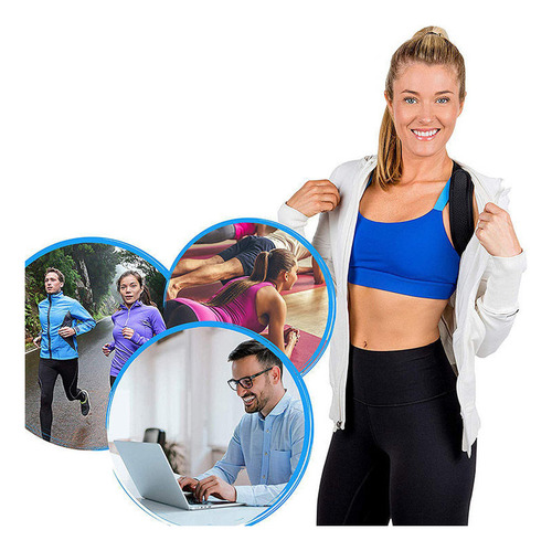 Corrector De Postura De ClavĂcula Ajustable Para Hombres Y M