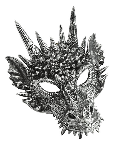 Máscara De Dragón 3d Máscara De Media Cara De Animal