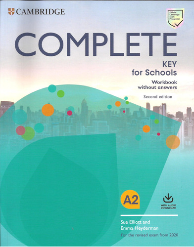 Complete Key For Schools  -  Workbook W/downlo Au *rev2020 K