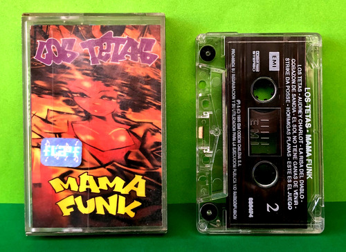 Cassette Los Tetas  Mama Funk  Usado Como Nuevo