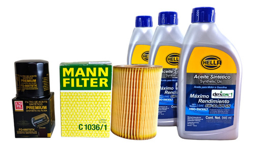 Kit Filtros Smart Roadster 2003-2005 Aire Aceite Sint & 5w30