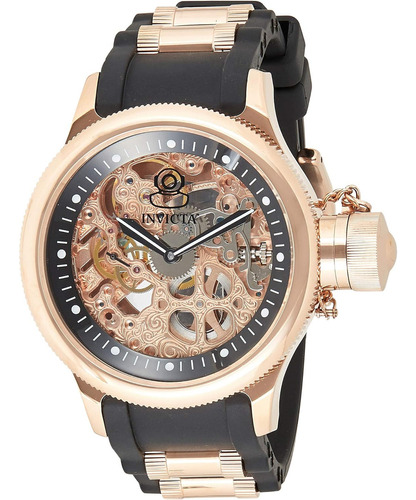 Invicta Men's Russian Diver Stainless Steel Skeleton Watch