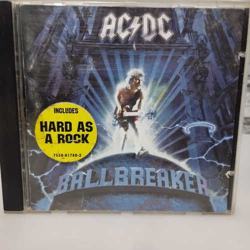 Ac/dc  Ballbreaker Cd Europa Hard As A Rock Compact Disc 