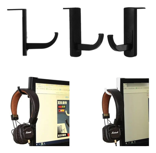 Soporte Para Auriculares Stand Adhesivo Gamer Office 