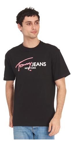 Camiseta Tommy Jeans Dm0dm18572 Hombre