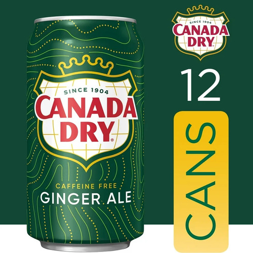 Canada Dry Ginger Ale 12 Latas