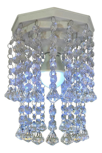 Lustre De Cristal Em Acrílico - Design Moderno