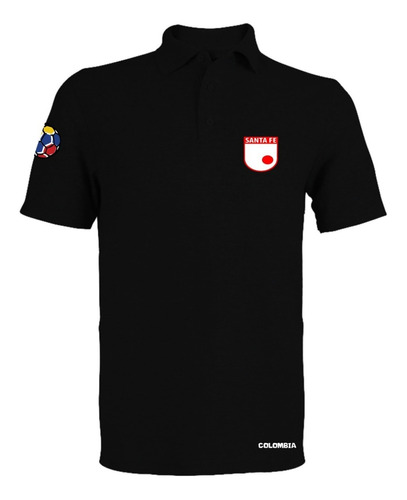 Camiseta Tipo Polo Independiente Santafe Futbol T-shirt Pol 