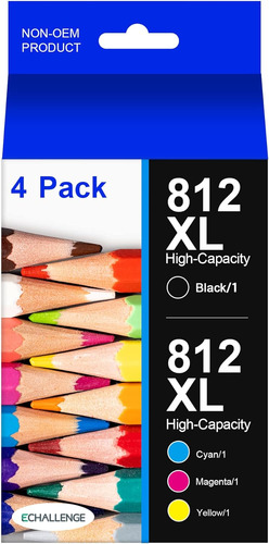 812xl -  S De Tinta De Repuesto Epson 812 Xl T812xl Usa...