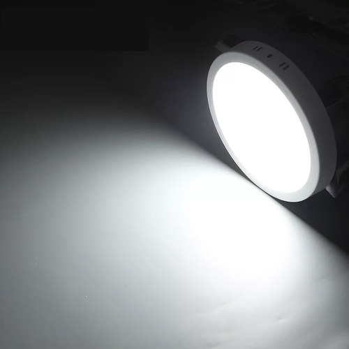 Plafon Led De Aplicar Circular 18W Calido/ blanco