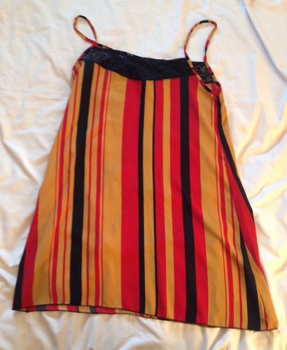 Musculosa De Gasa Rayada Talle S